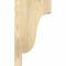 Ekena Millwork Newport Rough Sawn Corbel, Douglas Fir, 6"W x 10"D x 18"H COR06X10X18NEW00RDF - alternate 4